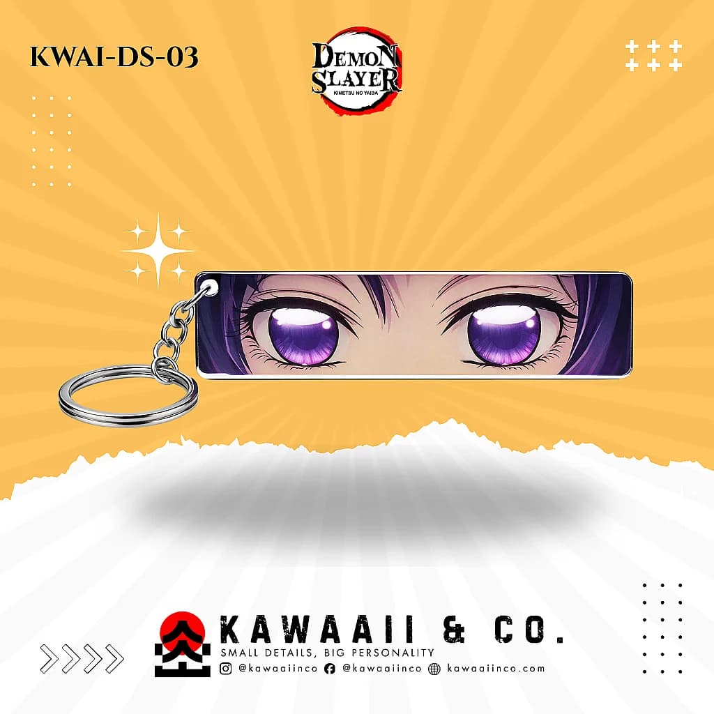 Kocho Shinobu – Insect Hashira Glowing Eye Keychain