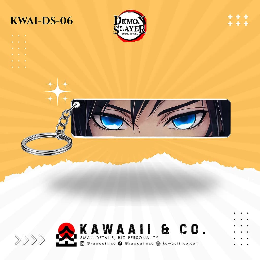 Tokito Muichiro – Mist Hashira Glowing Eye Keychain