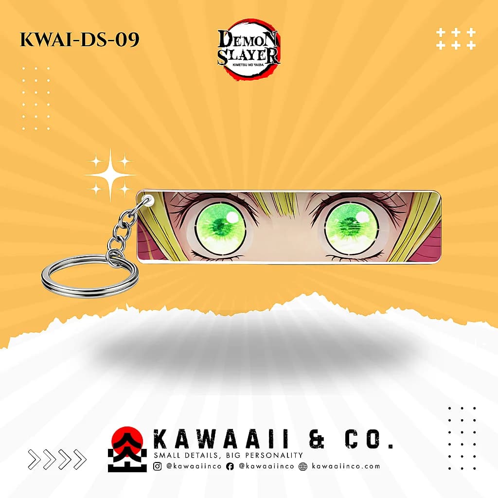 Kanroji Mitsuri – Love Hashira Glowing Eye Keychain