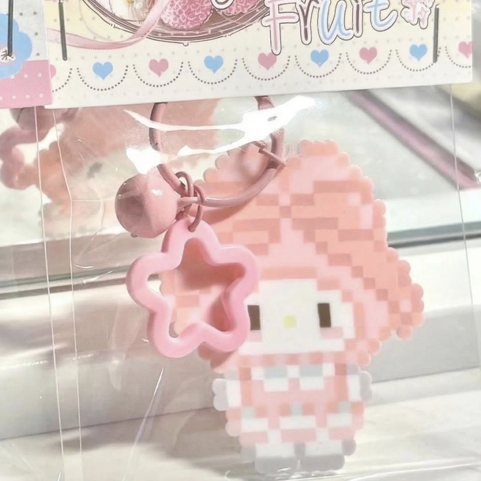 Pixel Kawaii Bunny & Kitty Keychain Bundle - Thumbnail 3